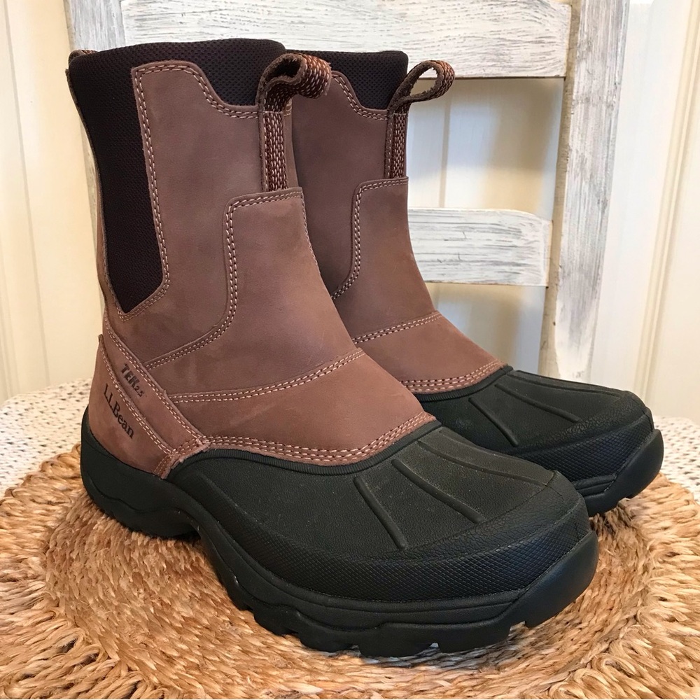 L.L. Bean Men’s Storm Chaser Tek 2.5 Waterproof Leather Boots Size 8